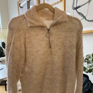 Half zip sweater